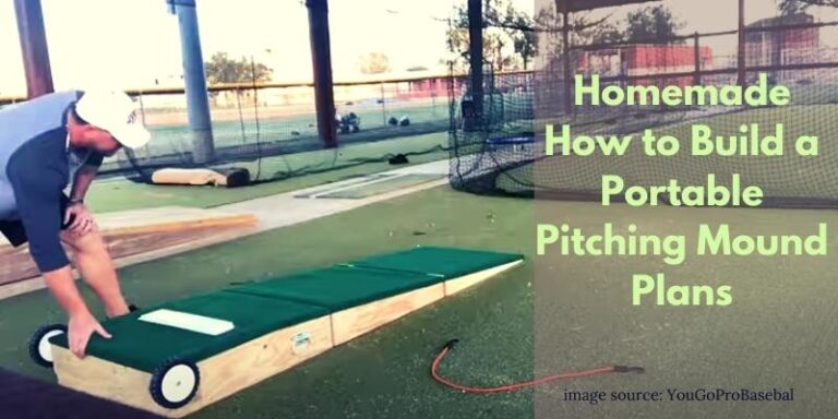 Pitching Mound   Homemade How To Build A Portable Pitching Mound Plans 768x384 